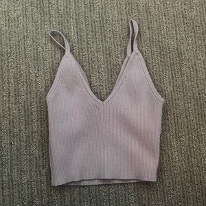 Light purple crop top size medium from pacsun. Worn a few times (2-3)
